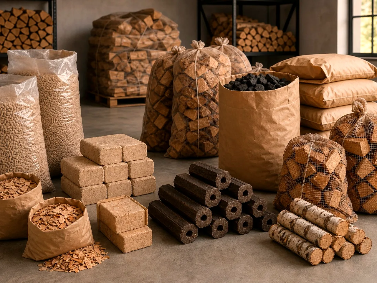 Топливные брикеты RUF из берёзы в Новом Уренгое
